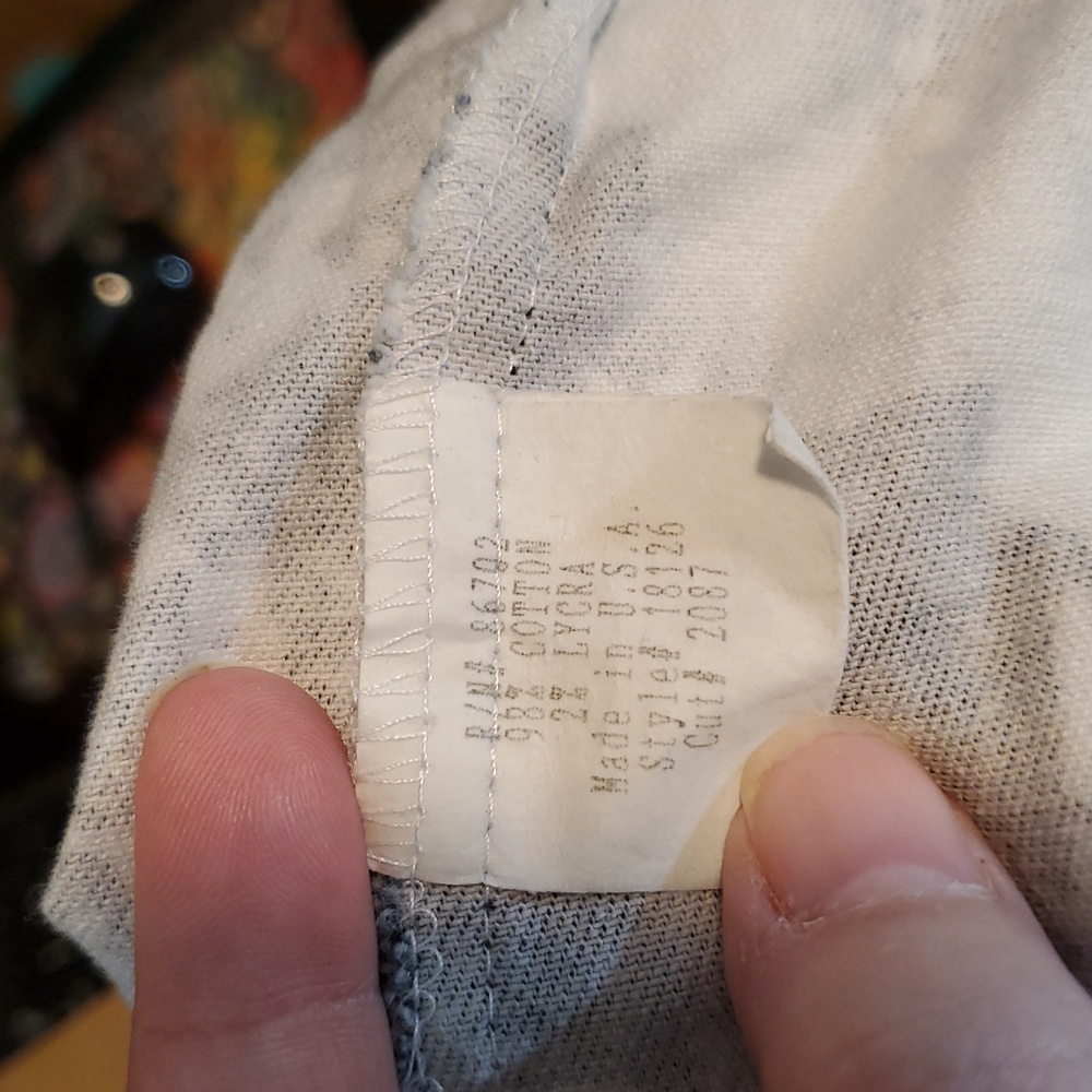 Cynthia Max White and Black Denim-Style Jacket Size M - Picture 10 of 11